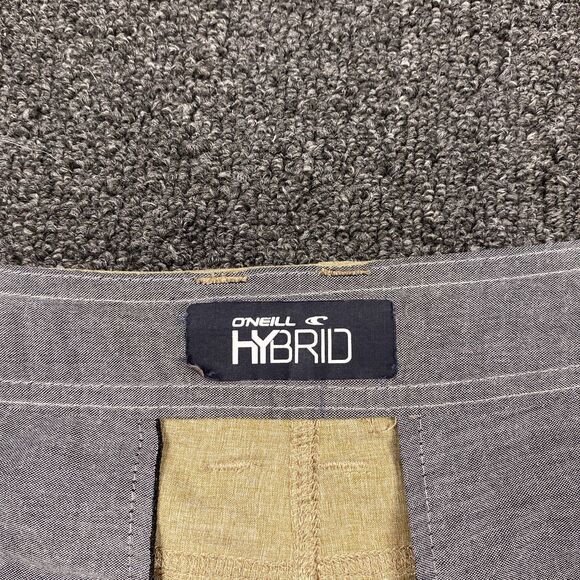 O’Neill Shorts Casual Hybrid Khaki Drawstring Mens Shorts Size 36 - Picture 6 of 8